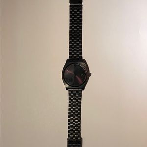 Nixon Men’s Black Time Teller Watch